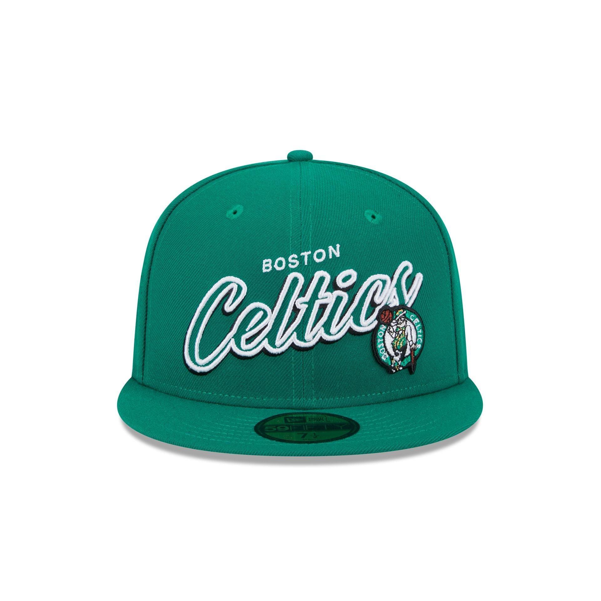 Boston Celtics Script Sided 59FIFTY Fitted Hat Male Product Image