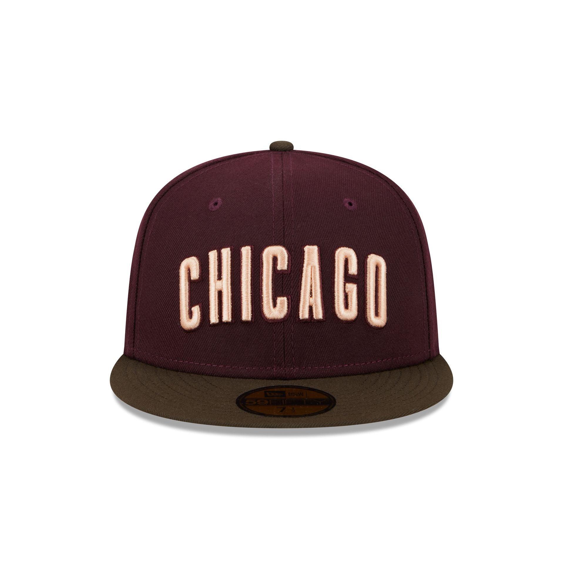 Chicago Cubs Berry Chocolate 59FIFTY Fitted Hat Male Product Image