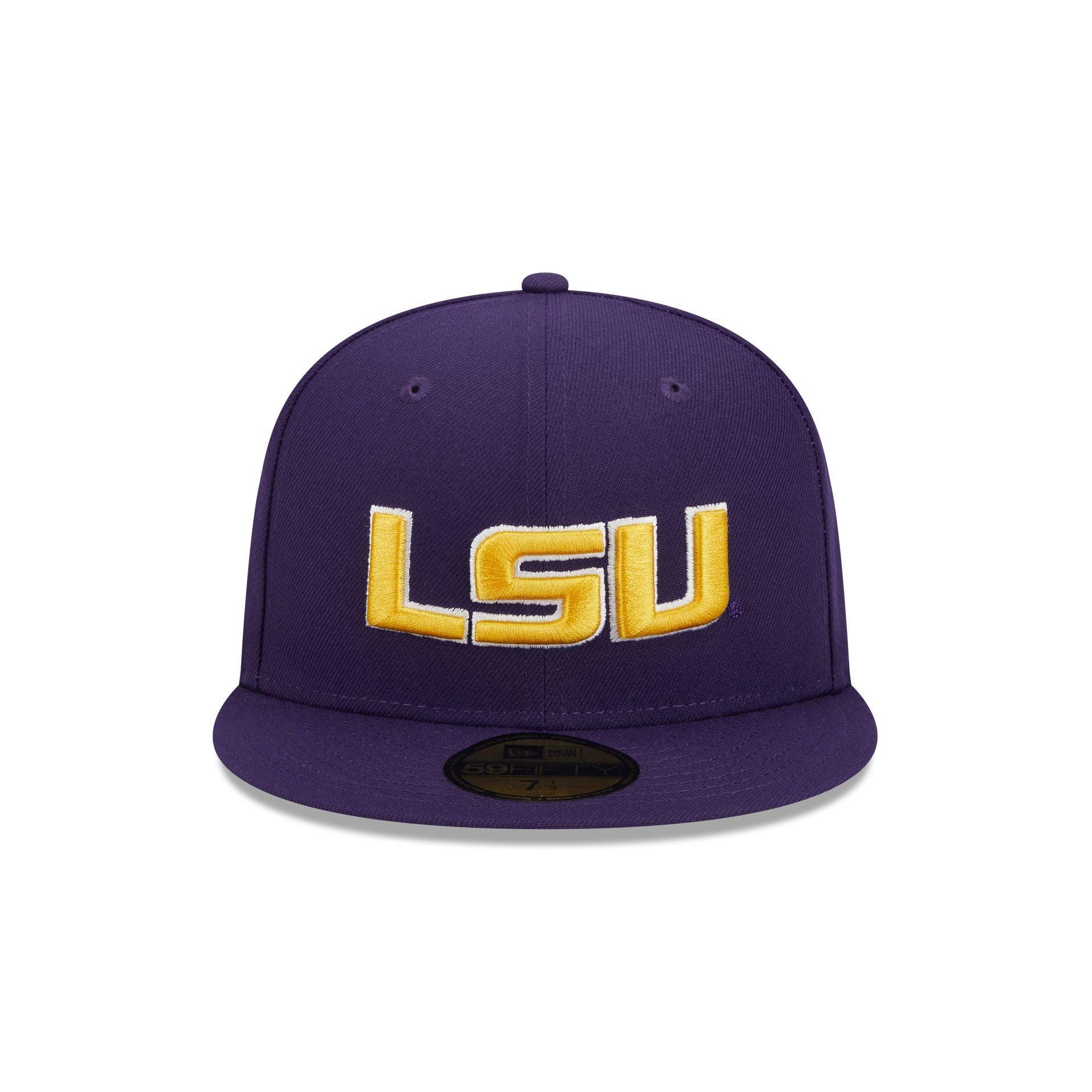 LSU Tigers Purple 59FIFTY Fitted Hat Male Product Image