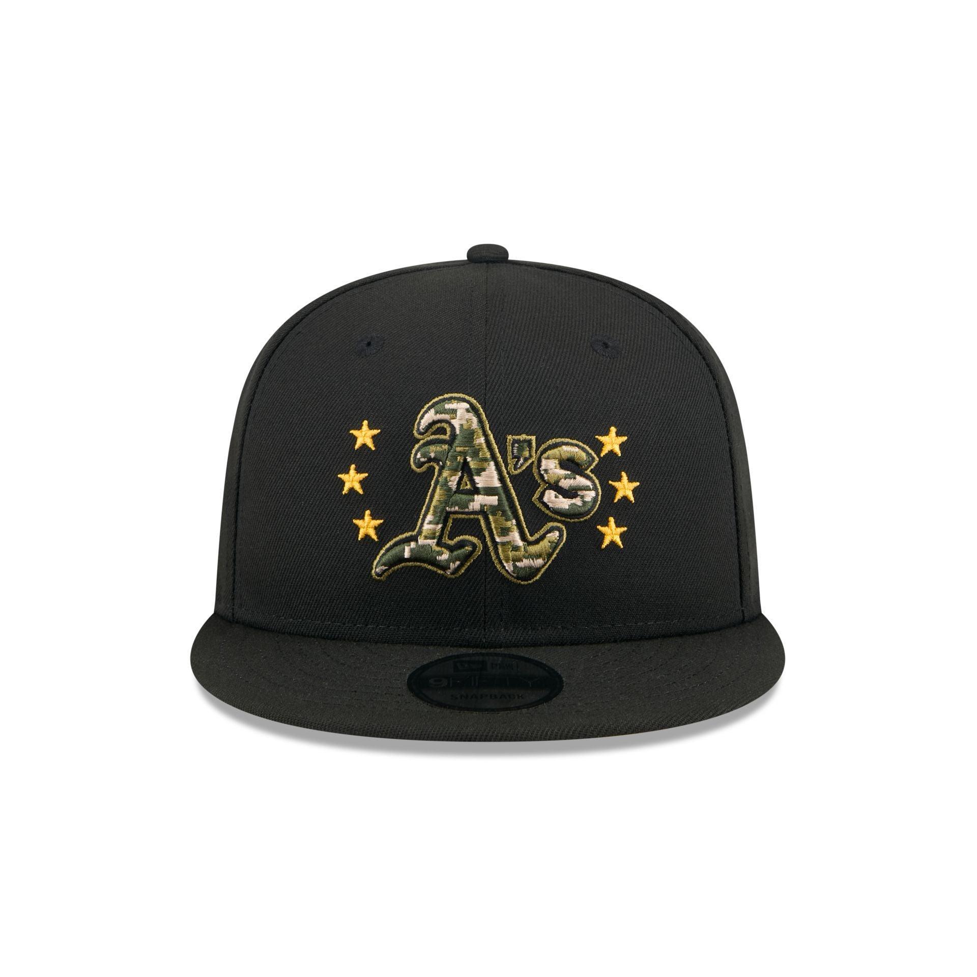 Oakland Athletics Armed Forces Day 2024 9FIFTY Snapback Hat Male Product Image