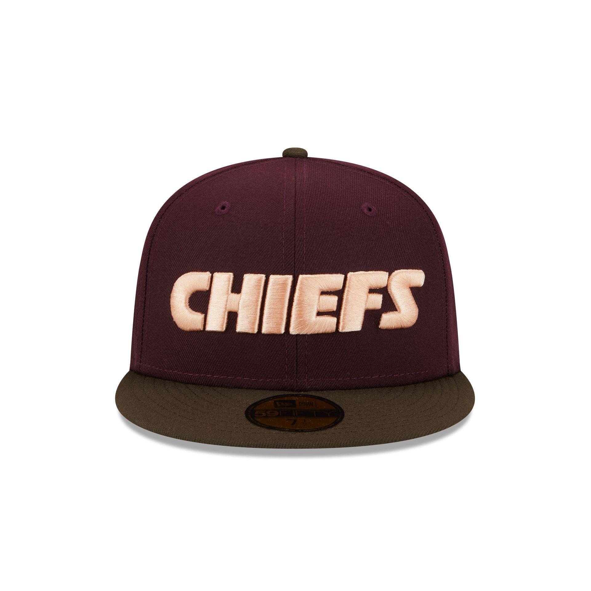 Kansas City Chiefs Berry Chocolate 59FIFTY Fitted Hat Male Product Image