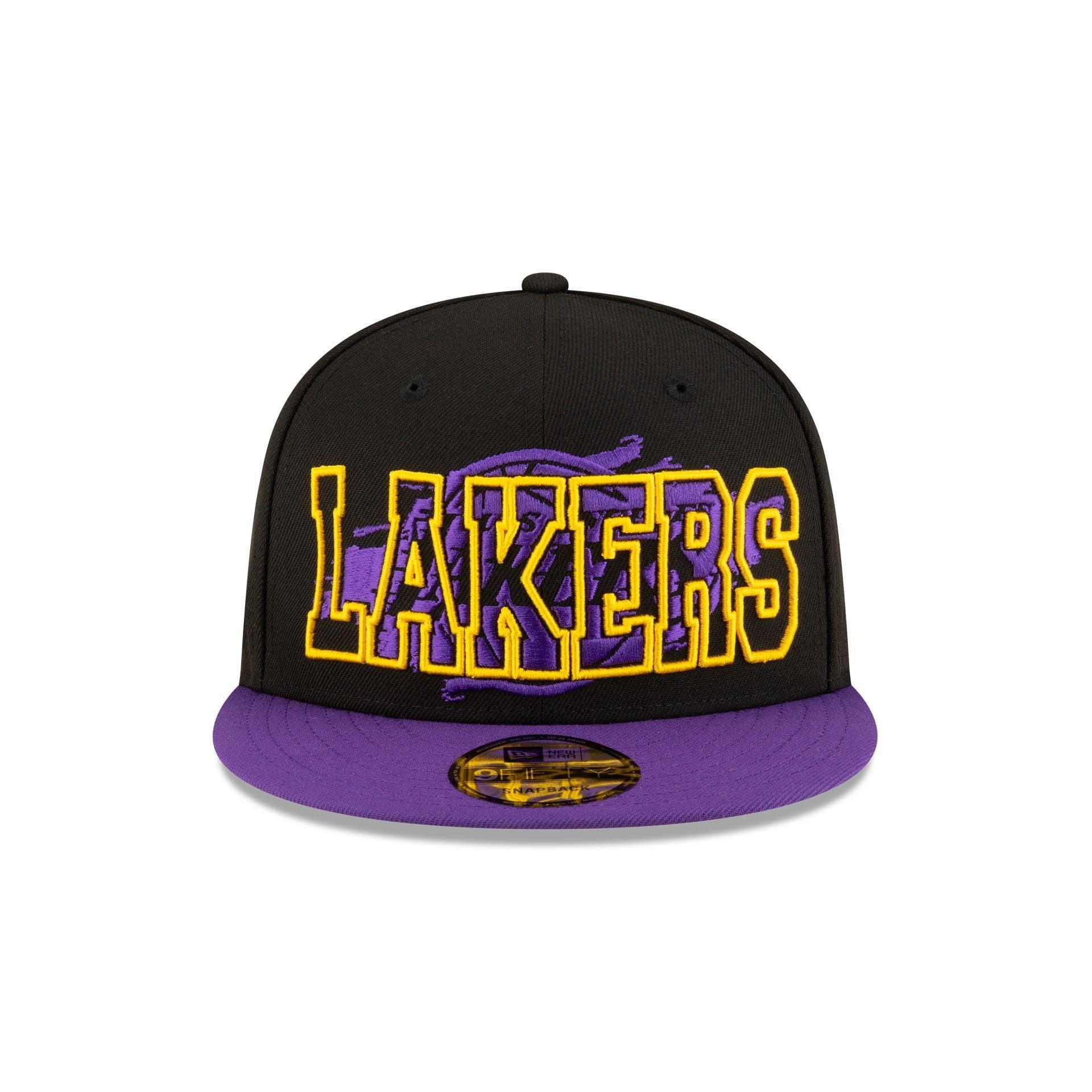 Los Angeles Lakers Splatter 9FIFTY Snapback Hat Male Product Image