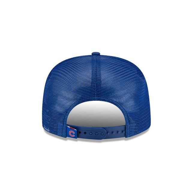 Chicago Cubs Court Sport 9FIFTY A-Frame Trucker Hat Male Product Image