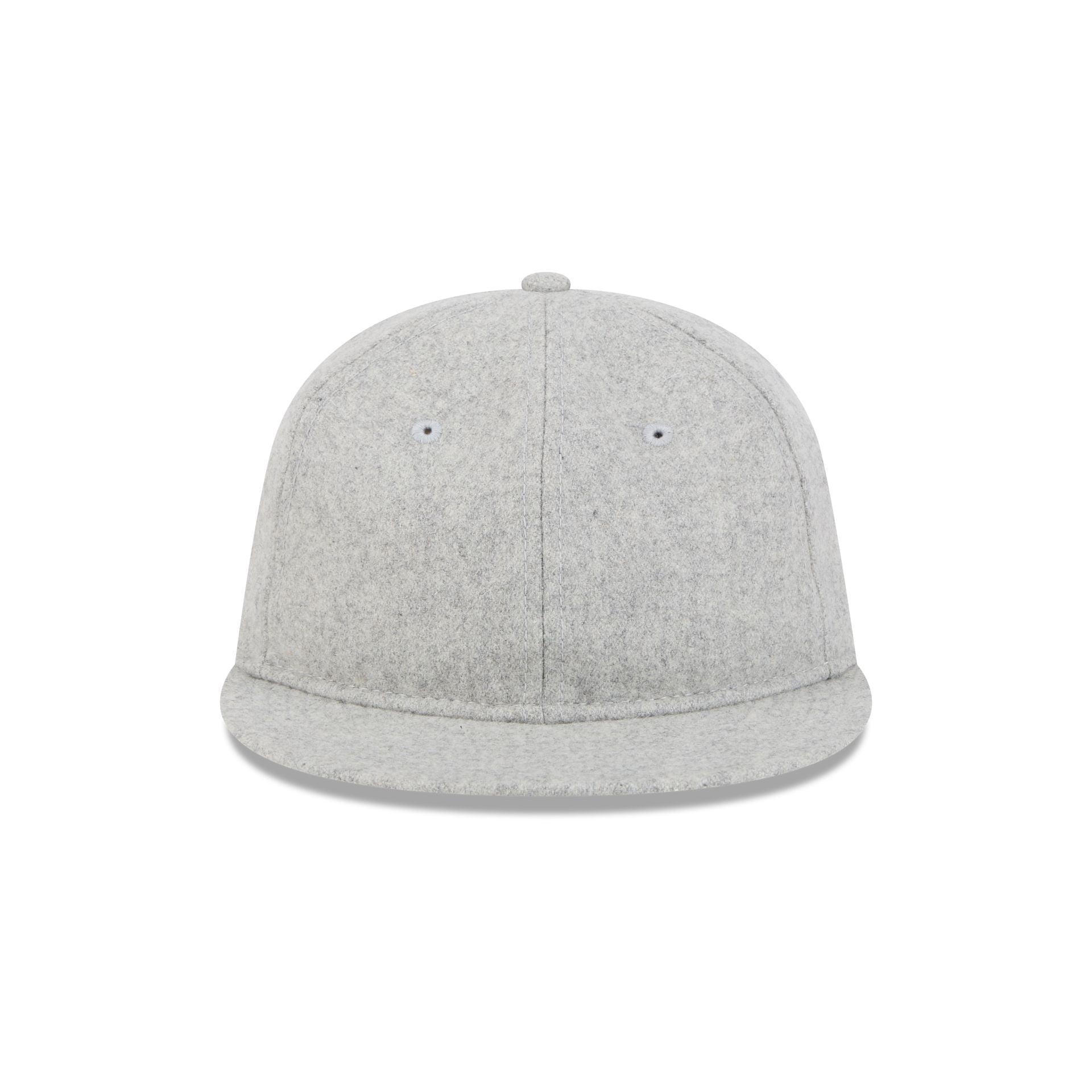 New Era Cap Heather Gray Melton Wool Retro Crown 9FIFTY Adjustable Hat Male Product Image