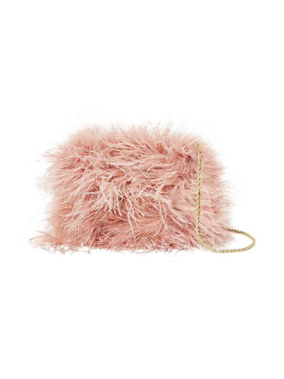 Womens Zahara Mini Feather Crossbody Pouch Product Image