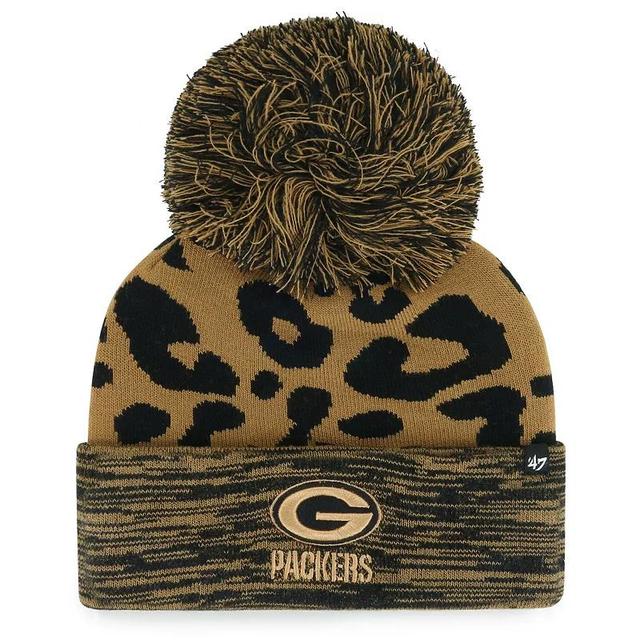 Womens 47 Green Bay Packers Rosette Cuffed Knit Hat with Pom Product Image