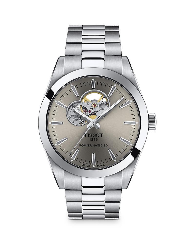 Tissot T-Classic Powermatic 80 Open Heart Bracelet Watch, 40mm Product Image