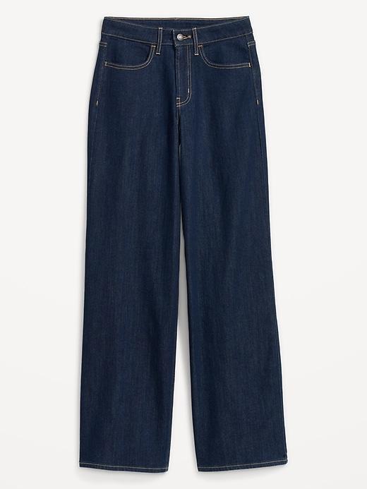 High-Waisted Wow Wide-Leg Jeans Product Image