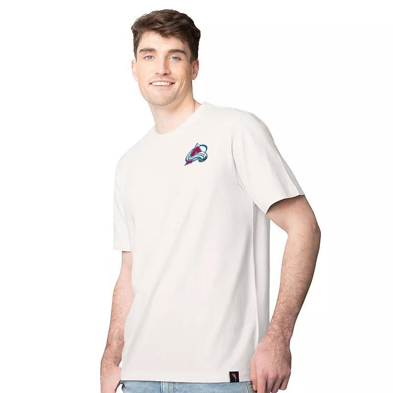 Mens Margaritaville Cream Colorado Avalanche Time Flies T-Shirt Product Image