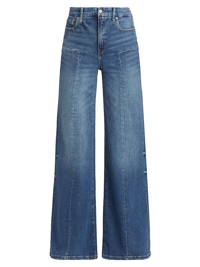 Womens Good Waist Palazzo Jeans Product Image