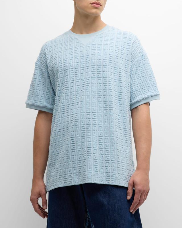 Givenchy Standard Short Sleeve Base T-Shirt Blue. (also in XL/1X). Product Image