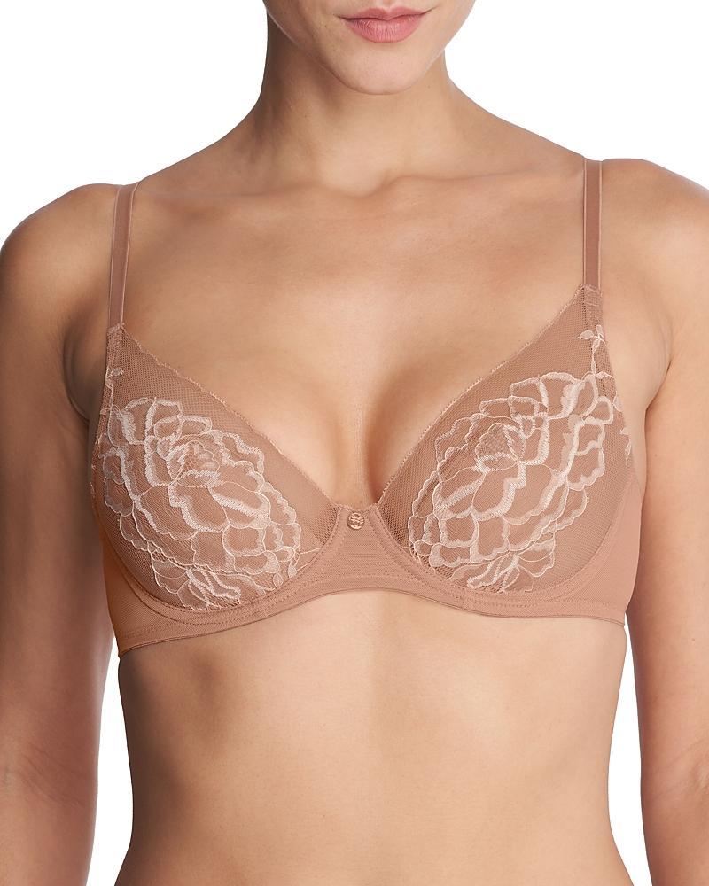 Womens Flora Lace Plunge Bra Product Image