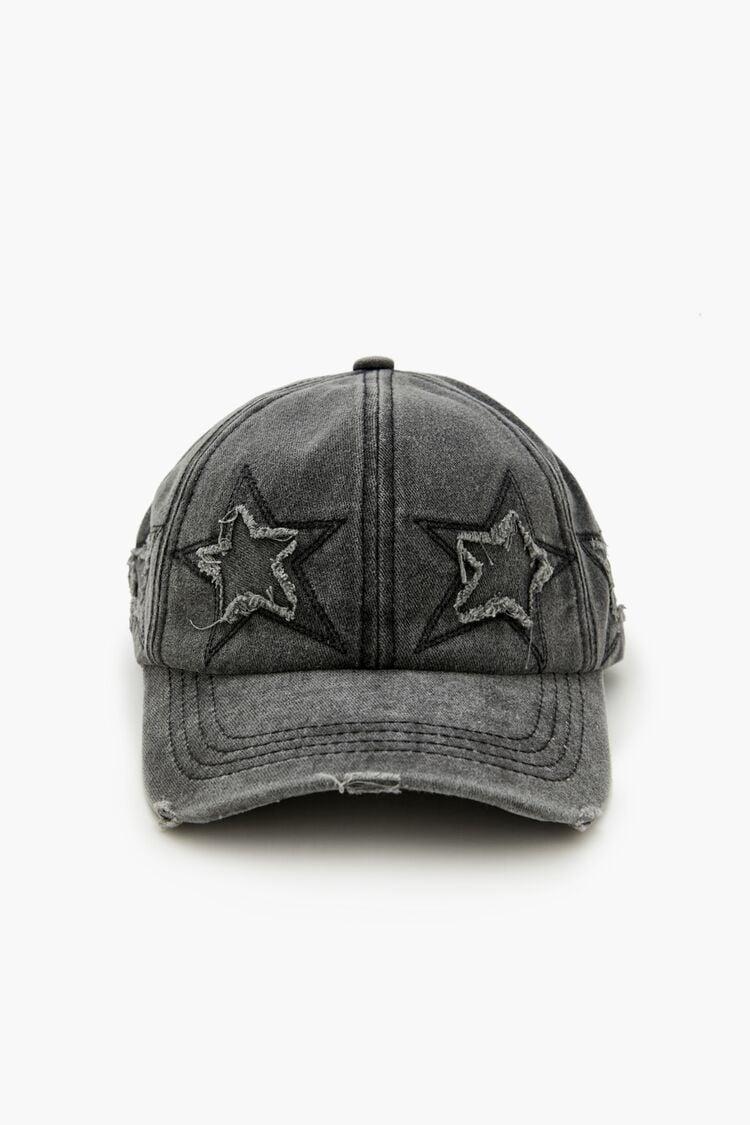 Denim Star Patchwork Baseball Cap | Forever 21 Product Image