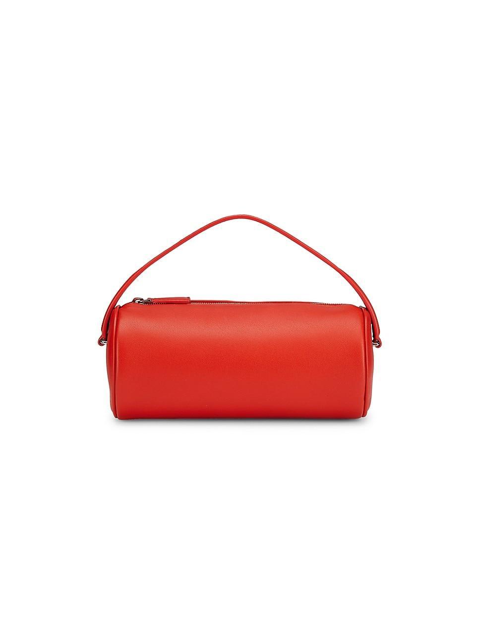 Womens Round 90s Leather Top Handle Bag product image