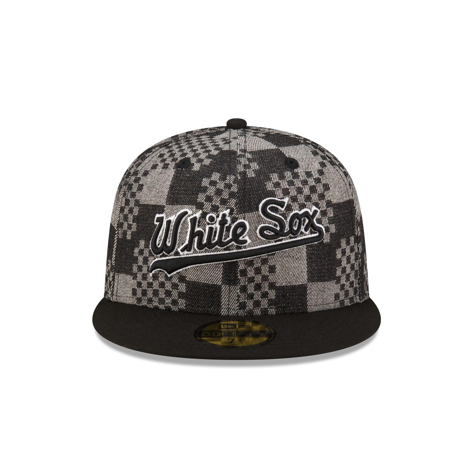 Chicago White Sox Pattern Denim 59FIFTY Fitted Hat Male Product Image