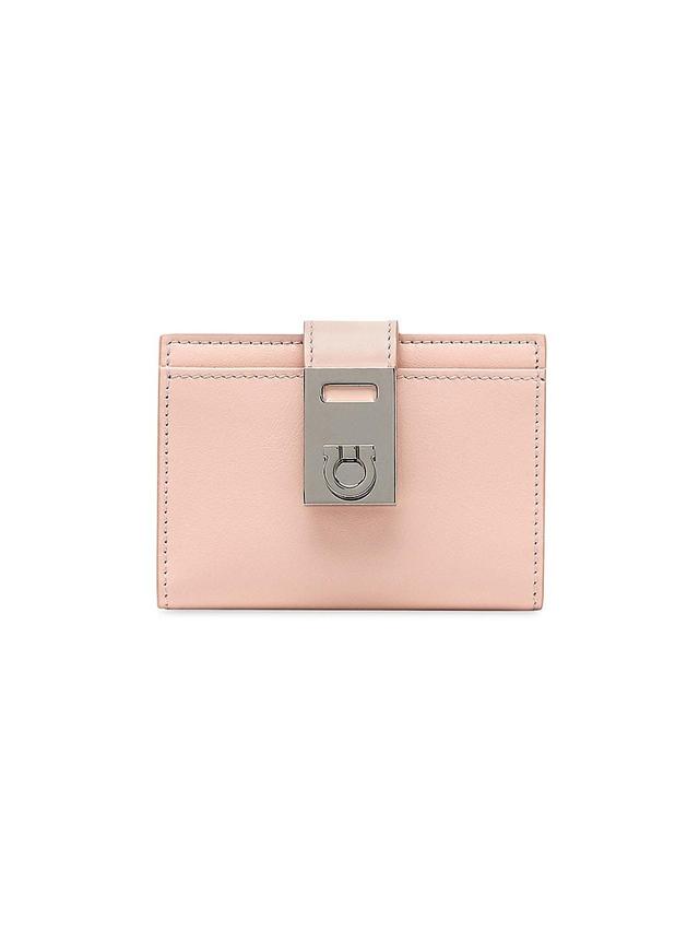 Ferragamo Porta Carte Leather Card Case Product Image