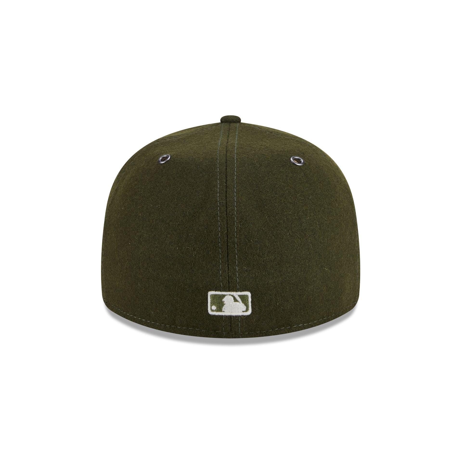 Texas Rangers New Olive Wool Retro Crown 59FIFTY Fitted Hat Male Product Image