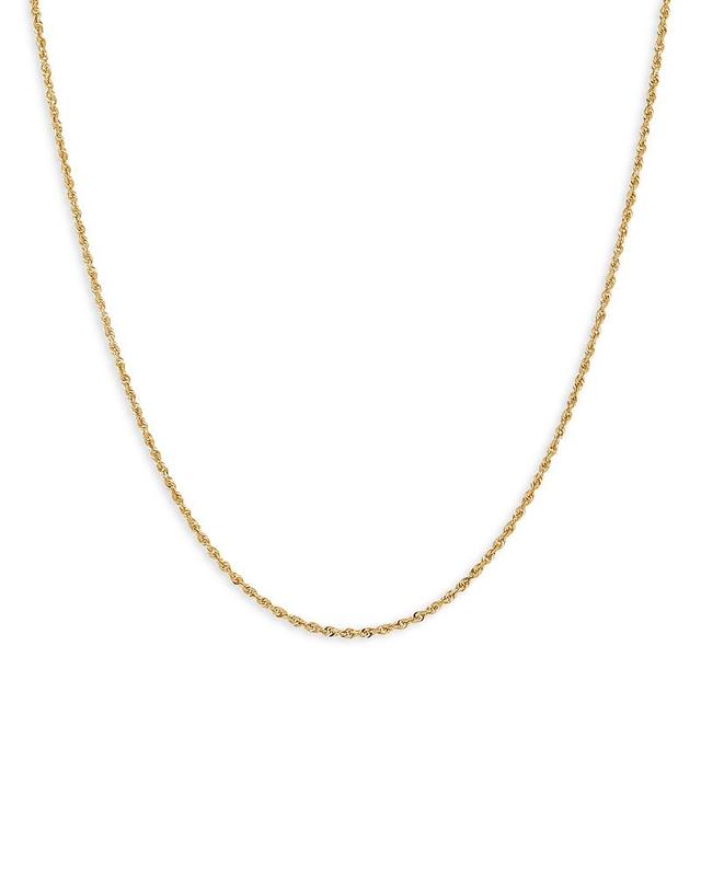 Bloomingdales Glitter Rope Link Chain Necklace in 14K Yellow Gold, 16 - 100% Exclusive Product Image