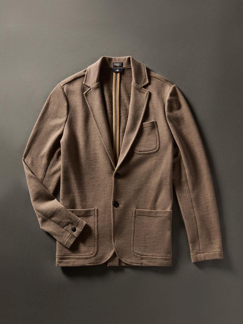 Inlet Knit Blazer - Walnut Melange product image