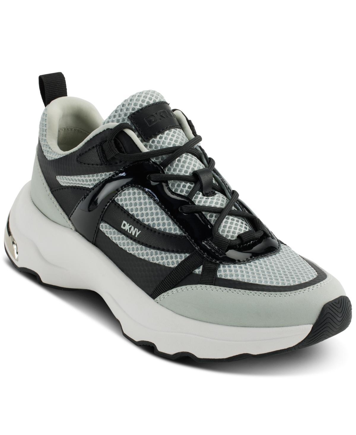 Dkny Womens Juna Lace-Up Running Sneakers - Bright White/ Product Image