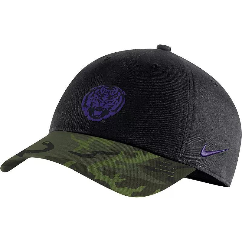 Mens Nike /Camo LSU Tigers Veterans Day 2Tone Legacy91 Adjustable Hat Product Image