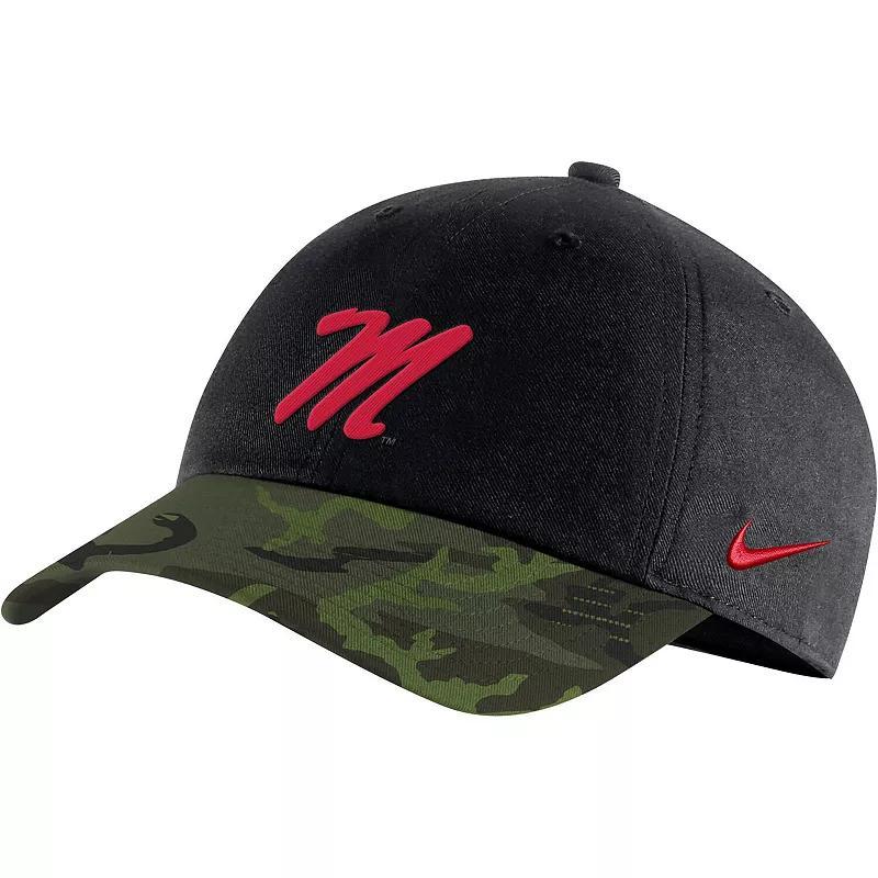 Mens Nike /Camo Ole Miss Rebels Veterans Day 2Tone Legacy91 Adjustable Hat Product Image