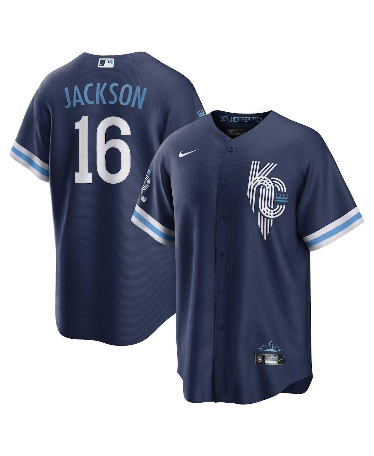 Mens Nike Bo Jackson Navy Kansas City Royals City Connect Replica Player Jersey - Navy Product Image