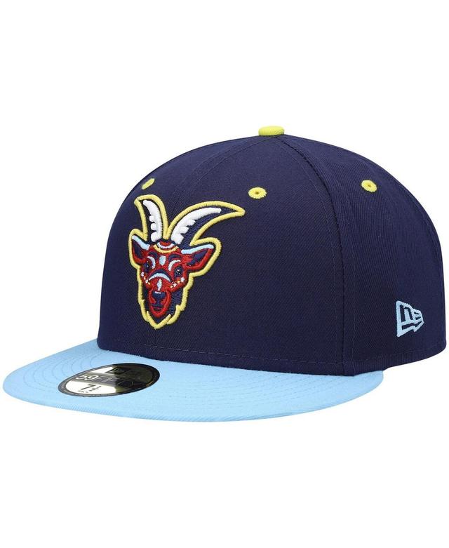 Mens New Era Navy Cabritos Maldichos de South Bend Copa De La Diversion 59FIFTY Fitted Hat - Navy Product Image