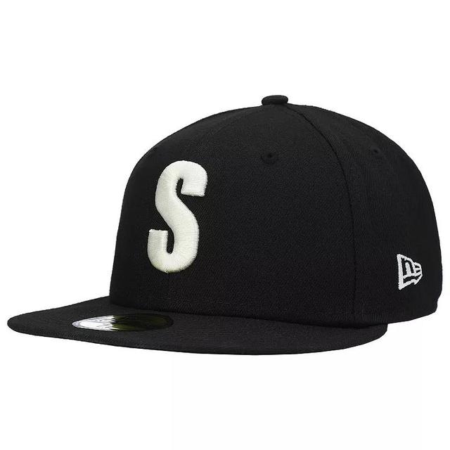 Mens New Era Seattle Mariners Cooperstown Collection Turn Back The Clock Steelheads 59FIFTY Fitted Hat Product Image