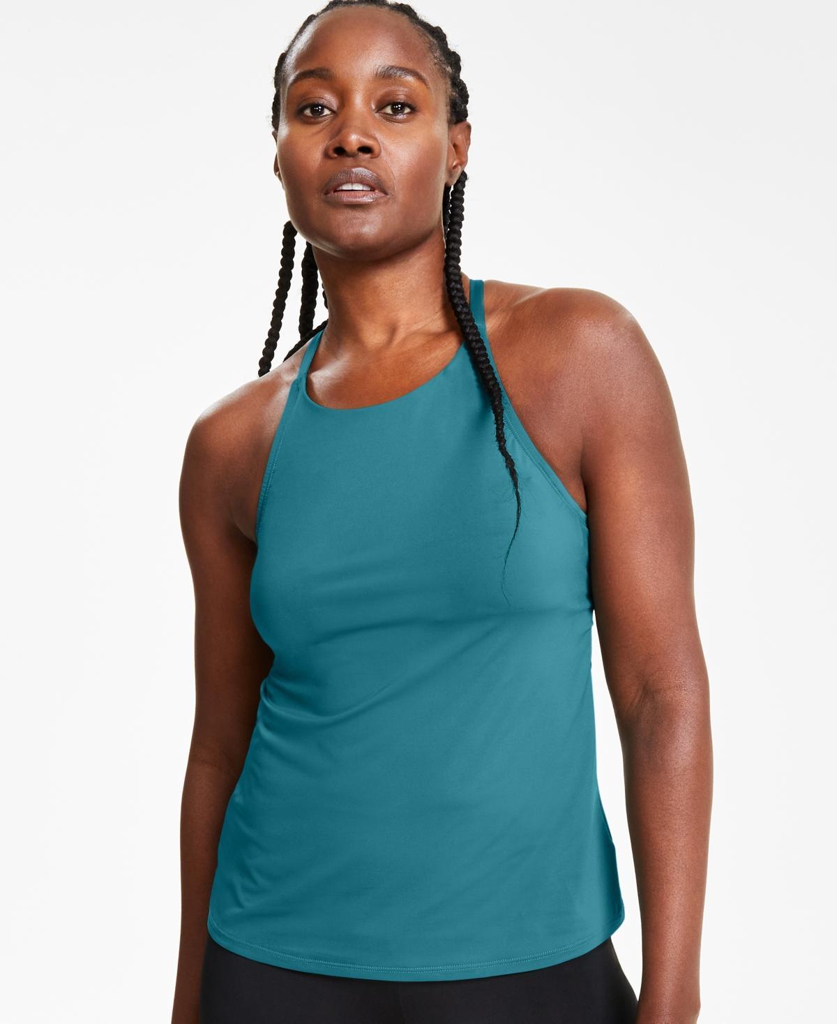 Nike Womens Essential Lace Up High Neck Tankini Top Product Image