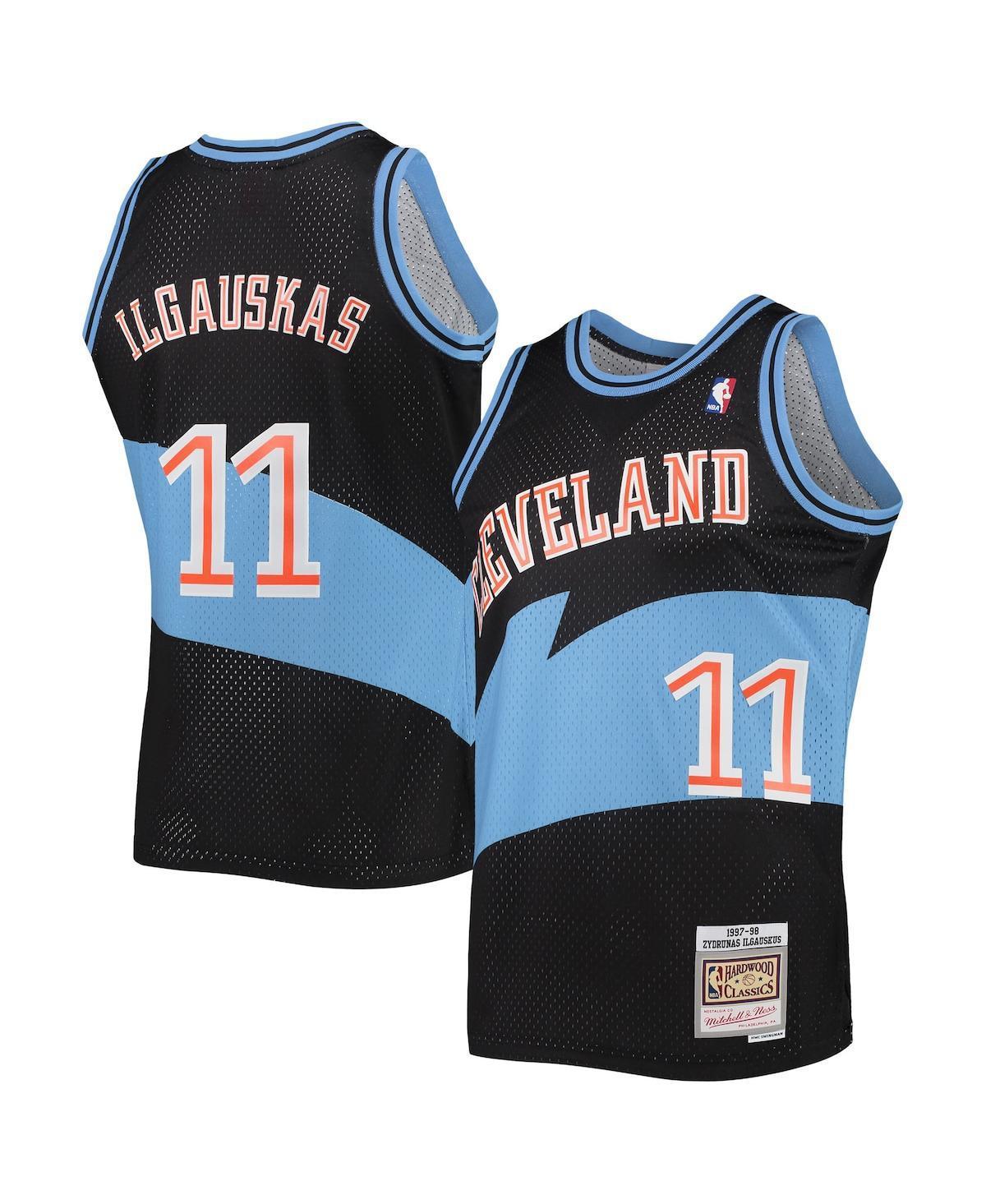 Mens Mitchell & Ness Zydrunas Ilgauskas Cleveland Cavaliers 1997-98 Hardwood Classics Swingman Jersey Product Image