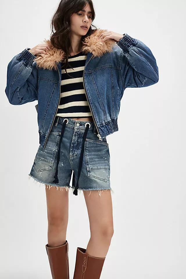 BlankNYC Cozy Up Denim Jacket Product Image