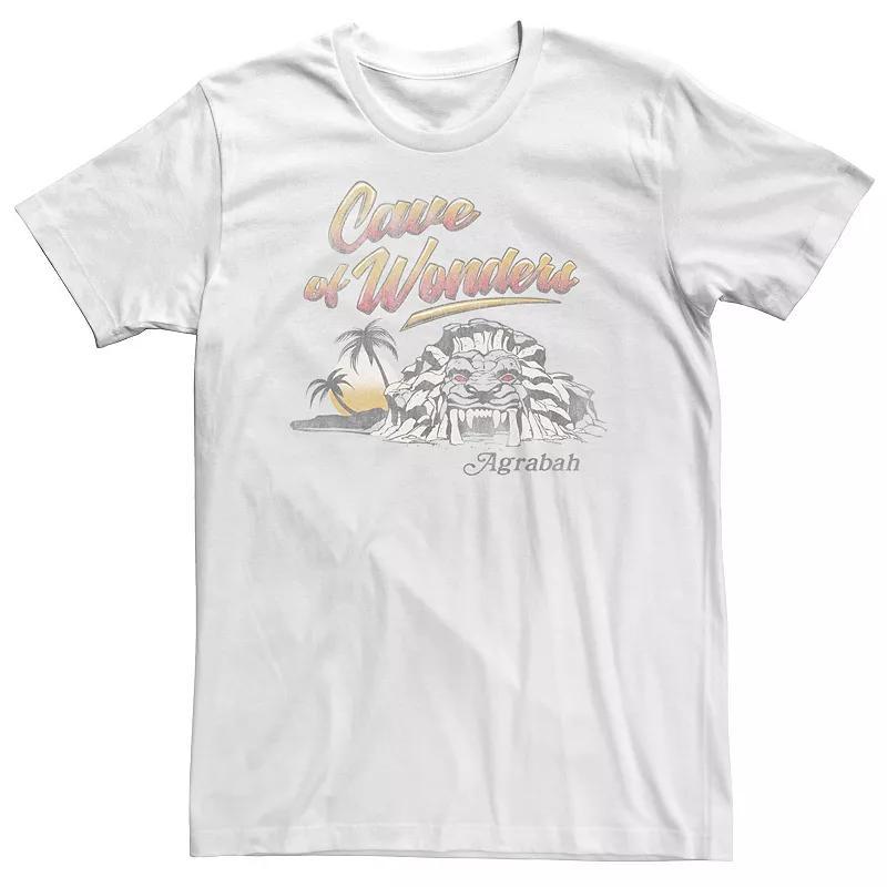 Big & Tall Disney Aladdin Live Action Cave Of Wonders Landscape Tee, Mens Product Image