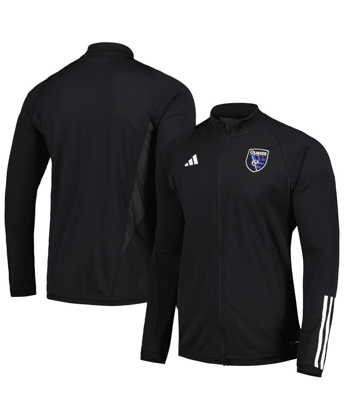 Mens adidas Black San Jose Earthquakes 2023 On-Field AEROREADY Full-Zip Training Top Product Image