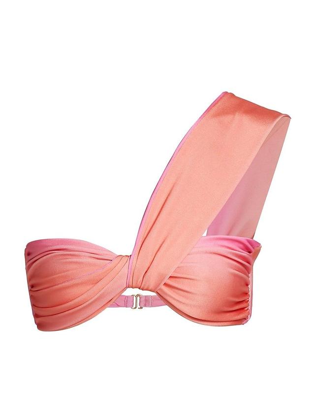 Womens Maple One-Shoulder Bikini Top Product Image