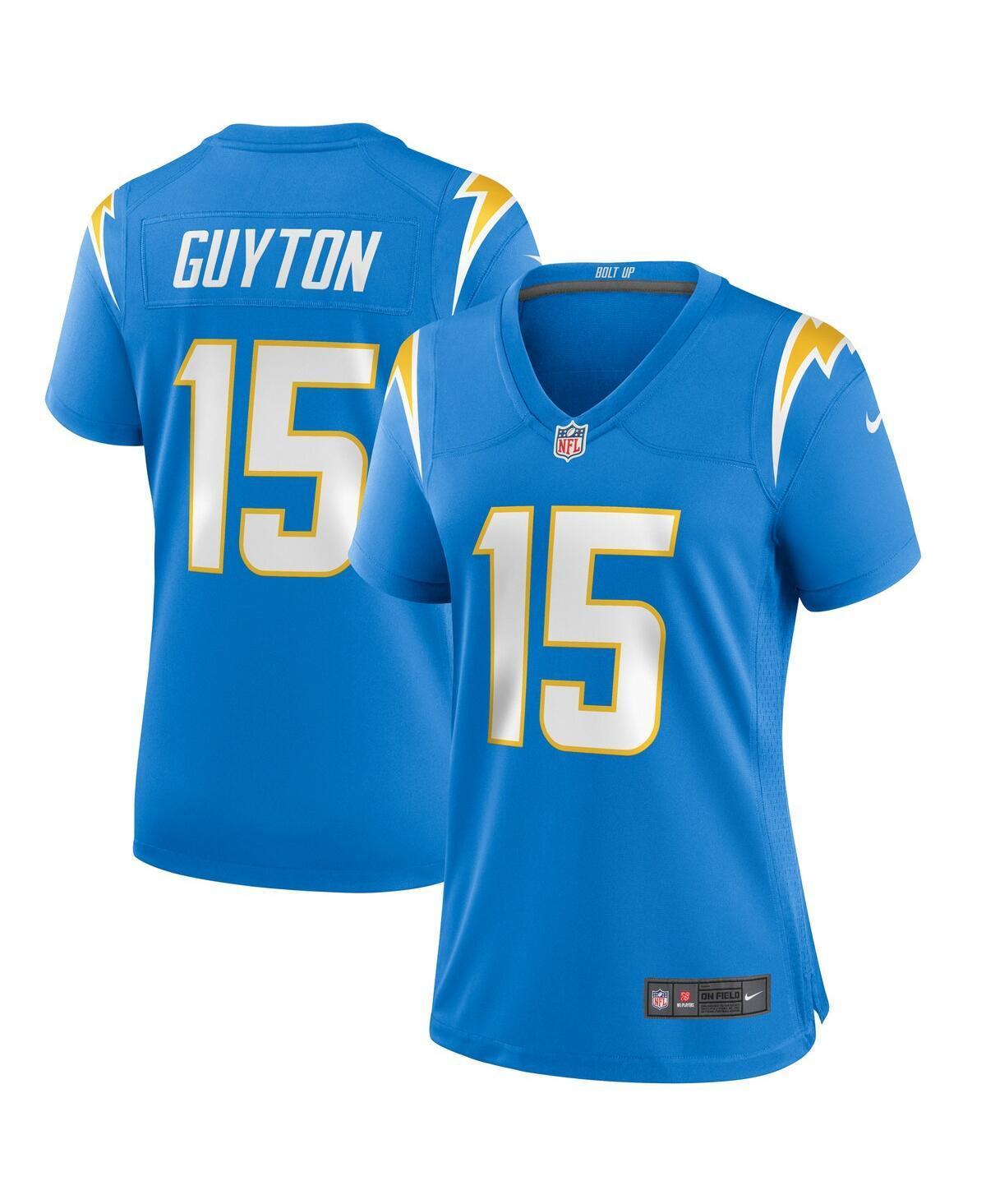 Womens Nike Jalen Guyton Powder Blue Los Angeles Chargers Game Player Jersey Product Image