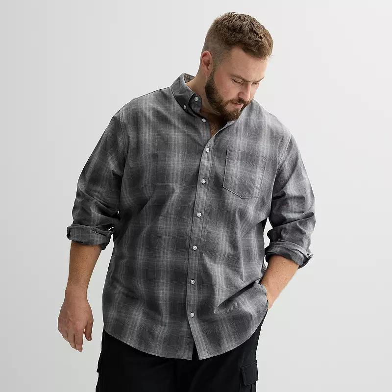 Big & Tall Sonoma Goods For Life Perfect Length Button-Down Shirt, Mens Product Image