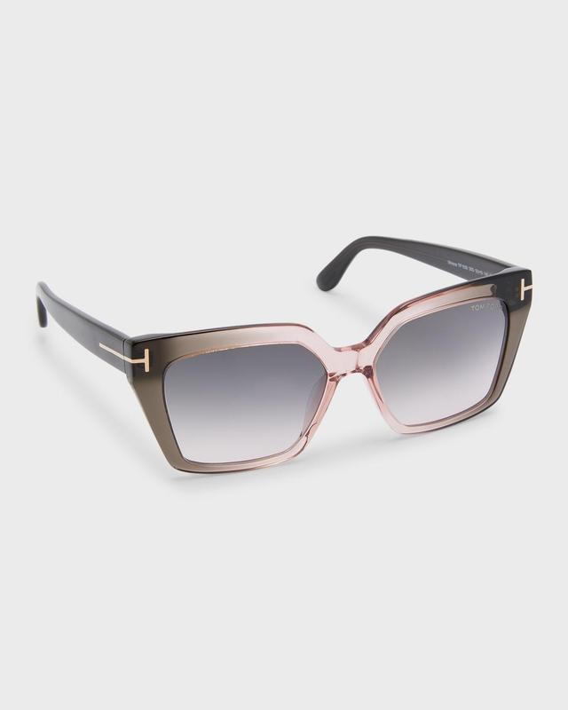 TOM FORD Winona 53mm Gradient Cat Eye Sunglasses Product Image