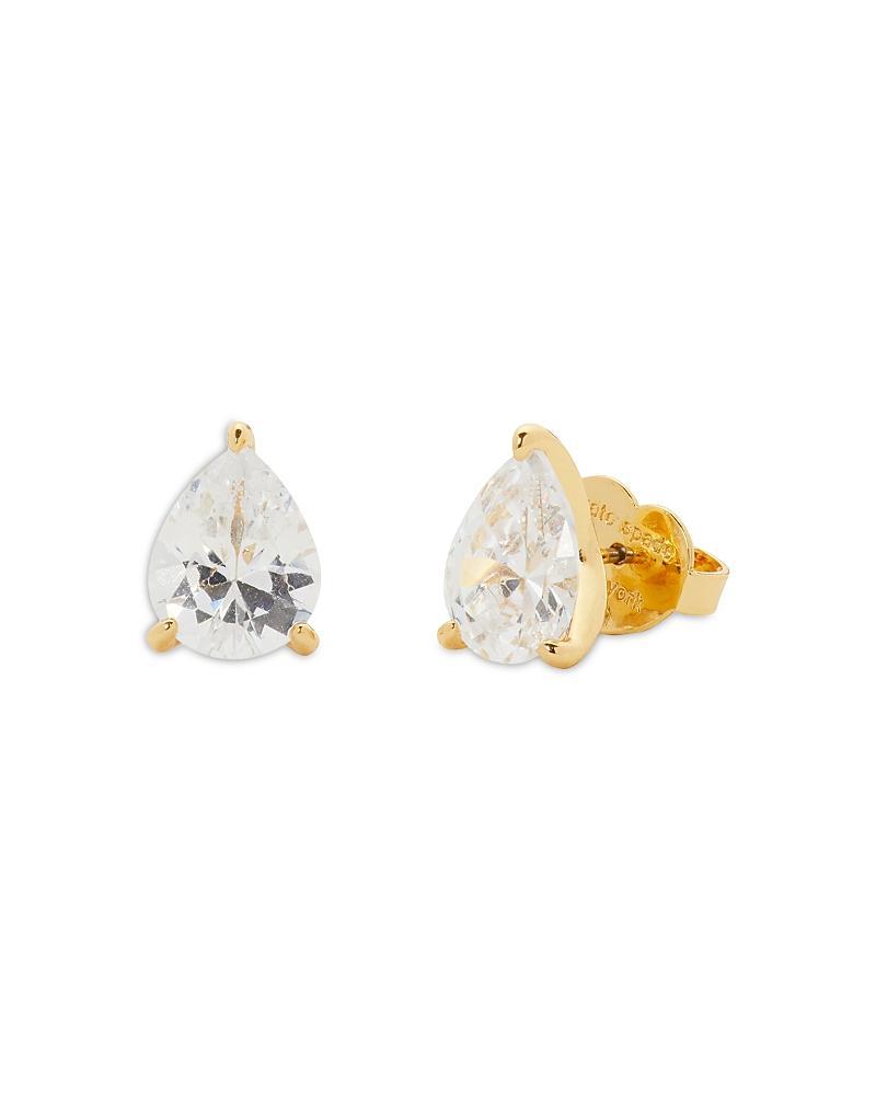 kate spade new york Brilliant Statements Crystal Stud Earrings in Gold Tone Product Image