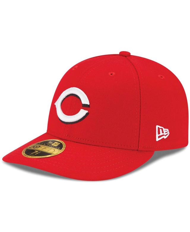 New Era Mens Cincinnati Reds Authentic Collection On Field Low Profile Home 59FIFTY Fitted Hat Product Image