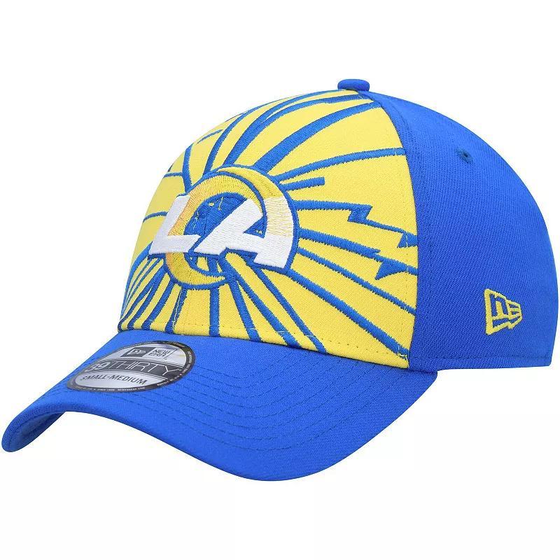 Mens New Era /Royal Los Angeles Rams Shattered 39THIRTY Flex Hat Product Image