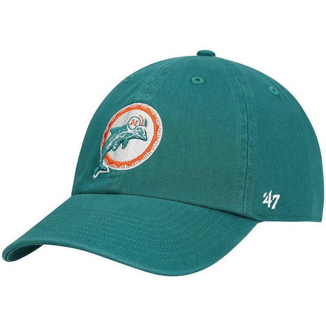 Mens 47 Teal Miami Dolphins Clean Up Legacy Adjustable Hat Product Image