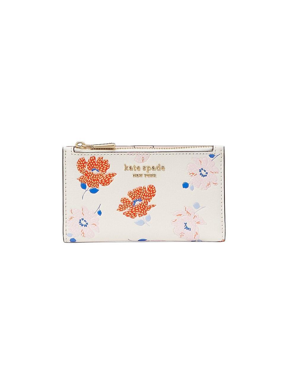 Womens Morgan Dotty Floral Leather Bifold Wallet Product Image