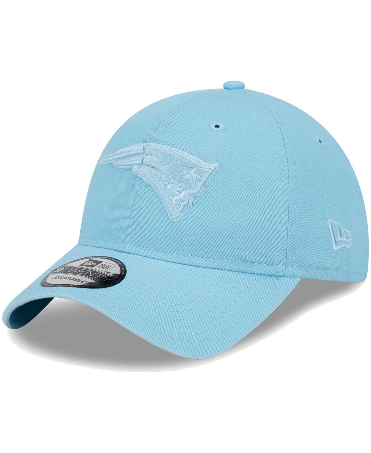 Mens New Era Light Blue New England Patriots Core Classic 2.0 Brights 9TWENTY Adjustable Hat Product Image