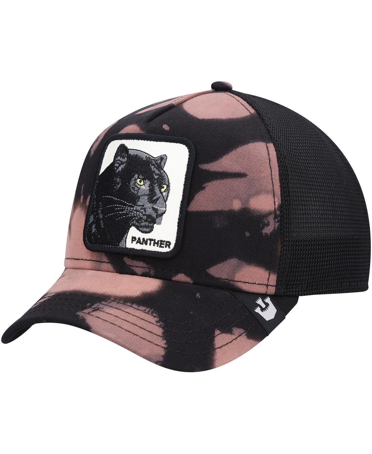 Mens Goorin Bros. Black Acid Panther Trucker Snapback Hat Product Image