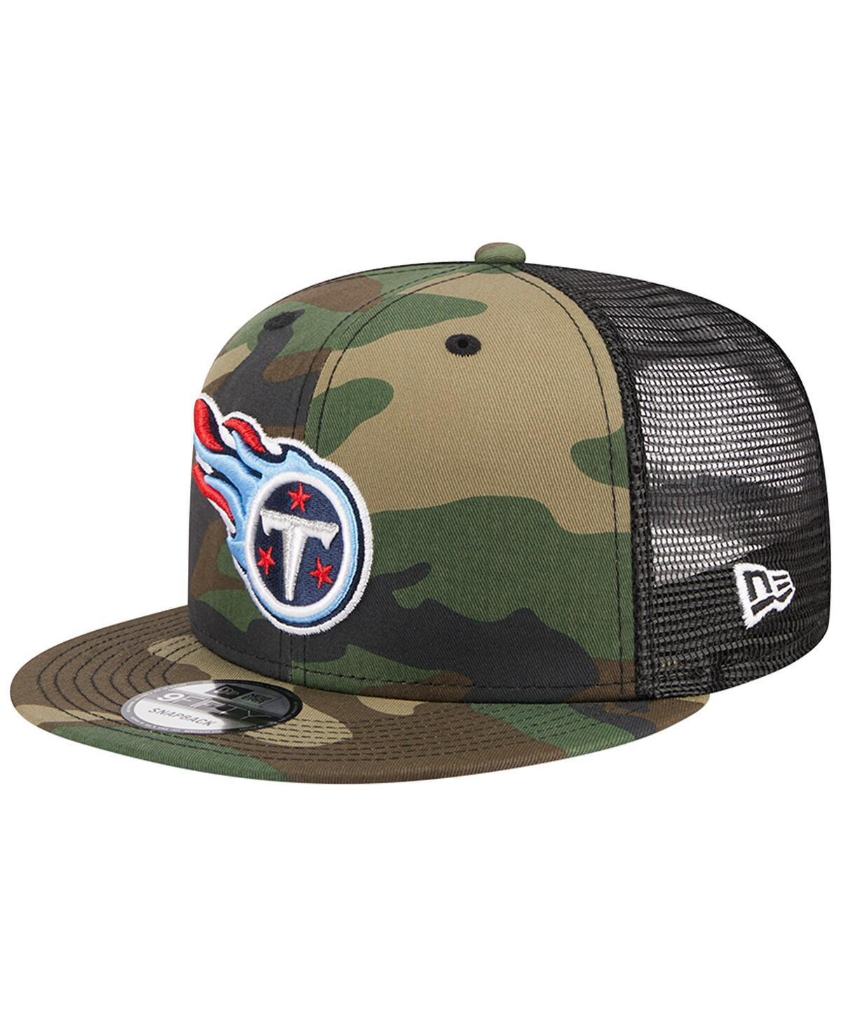 Mens New Era Camo Tennessee Titans Main Trucker 9FIFTY Snapback Hat Product Image