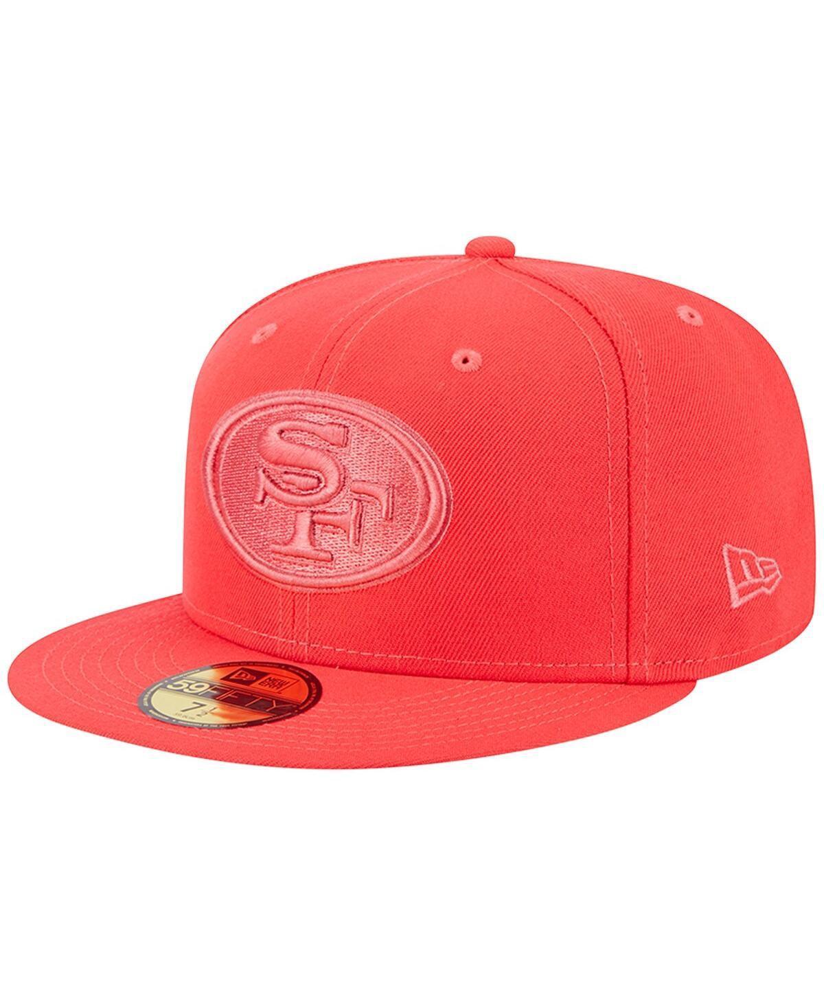 Mens New Era Scarlet San Francisco 49ers Color Pack Brights 59FIFTY Fitted Hat Product Image