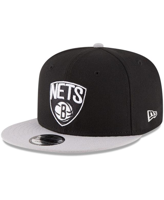 New Era Mens Brooklyn Nets New Era Nets 2T T/C - Mens Black/White Product Image