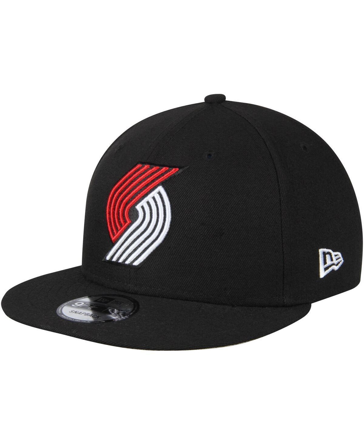 Mens New Era Portland Trail Blazers Official Team Color 9FIFTY Snapback Hat Product Image