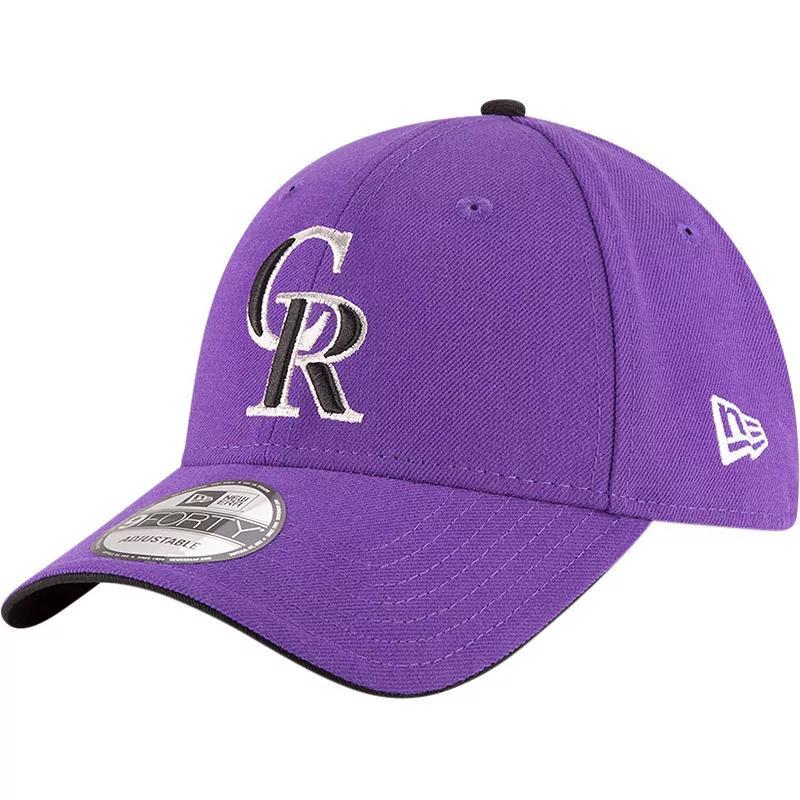 Mens New Era Colorado Rockies Alternate 2 The League 9FORTY Adjustable Hat Product Image